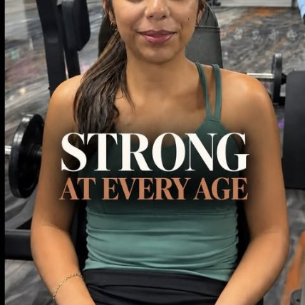 Strong at every age, Glute Studio Instagram post