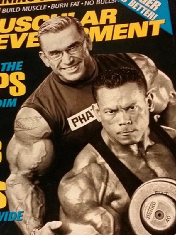 Kris Dim on the cover of Muscular Development